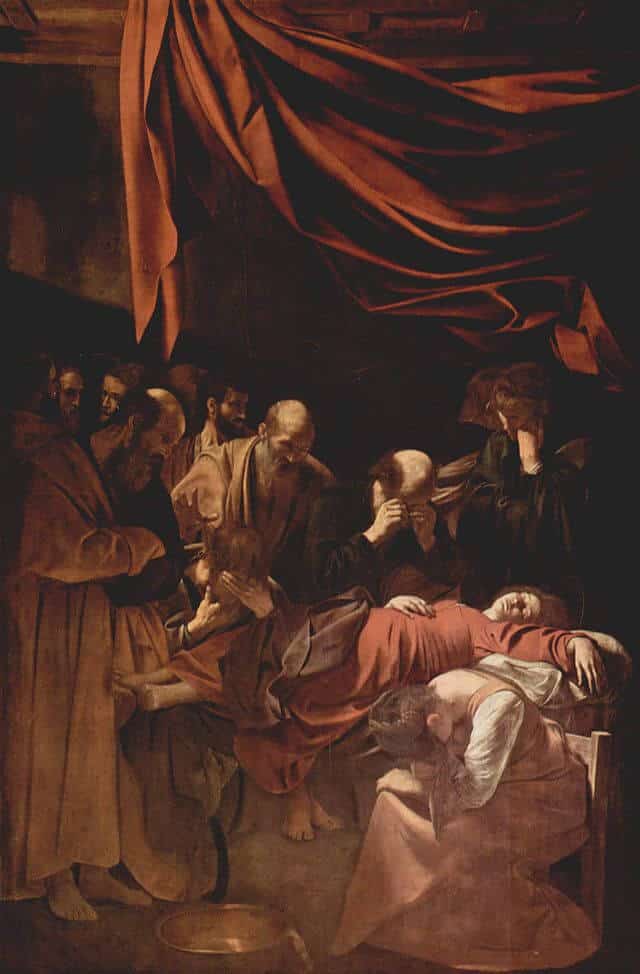 la muerte de la virgen caravaggio tarot junguiano