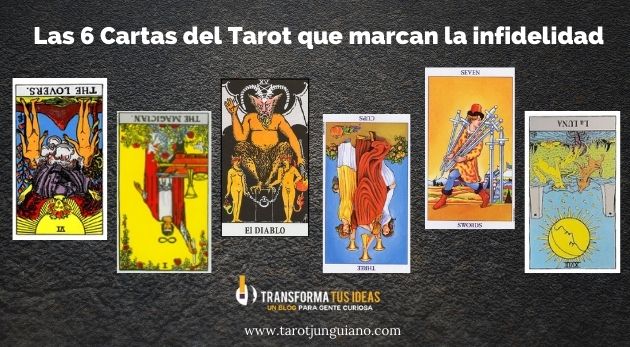 las 6 cartas de infidelidad en el tarot