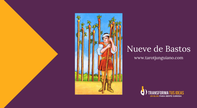 arcano menor nueve de bastos